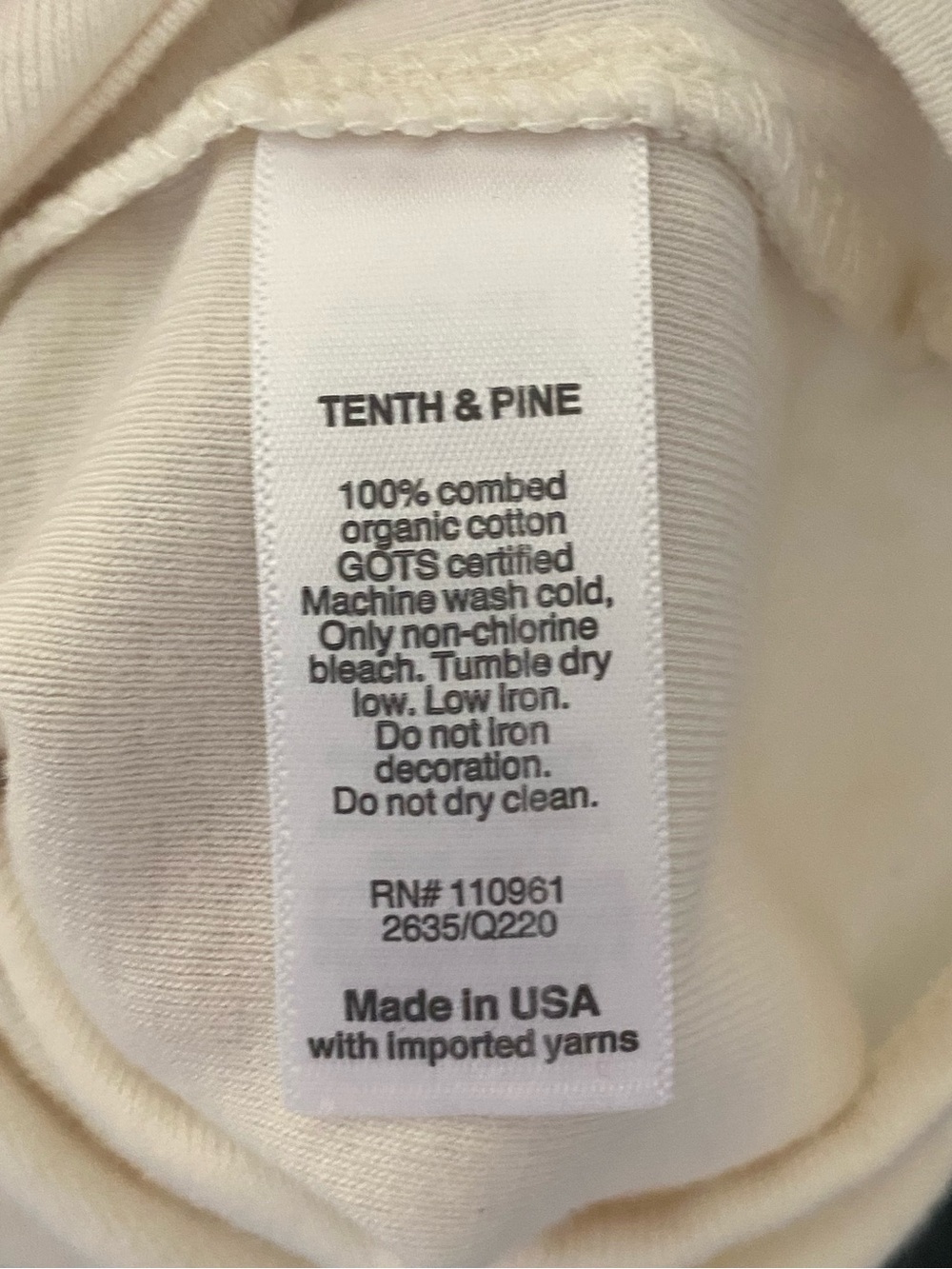 Tenth & Pine Organic Cotton “Loved” Bodysuit & Natty Bratty Shorts Baby 6-12 Mo - Picture 5 of 5